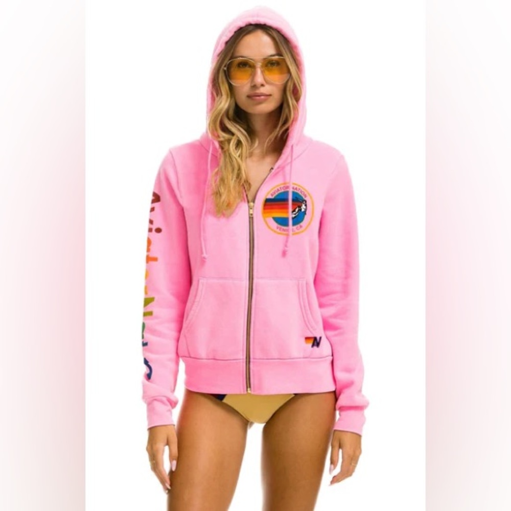 AVIATOR NATION Hoodie - Neon Pink